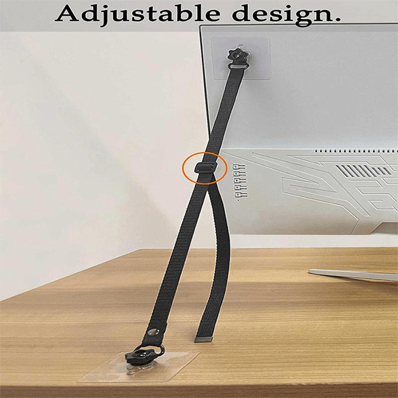 Wall Anchor Plastic - عبوتان من أشرطة أمان التلفزيون القابلة