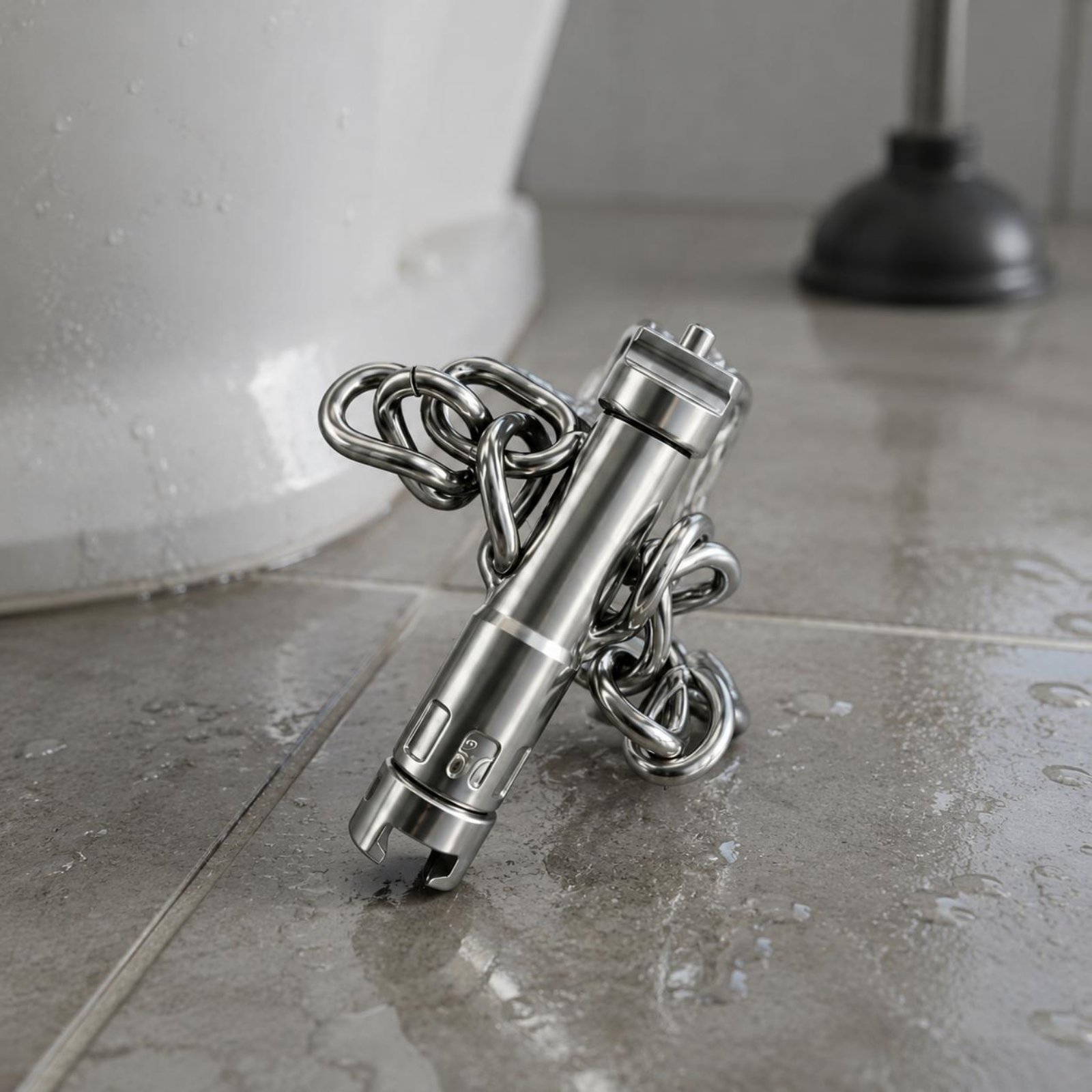 منظف أنابيب بسلسلة مزدوجة قابل - مراجعة Plumbing Snake Drain وسعره