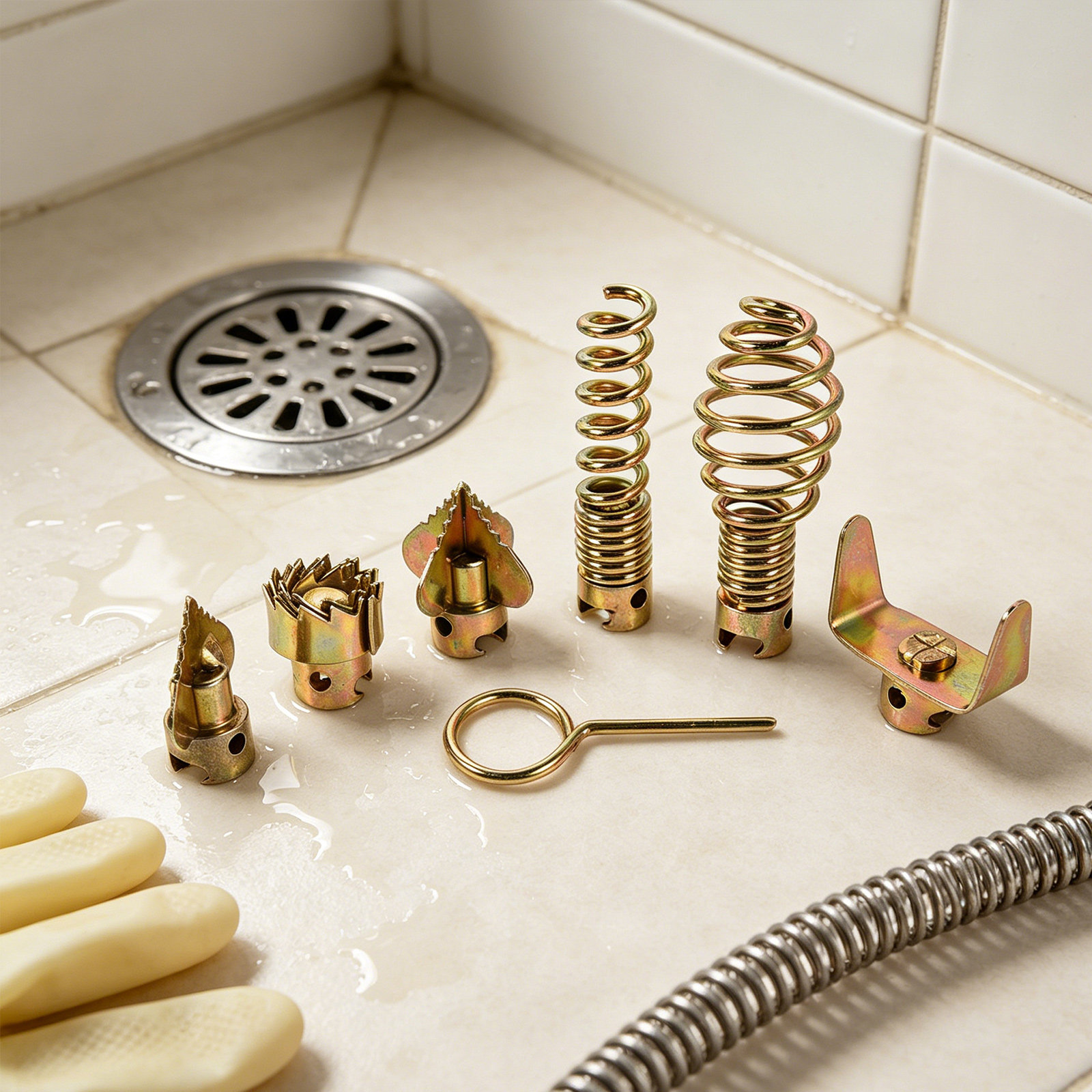 7 قطع من أدوات قطع أنابيب الصر - مراجعة Plumbing Snake Drain وسعره